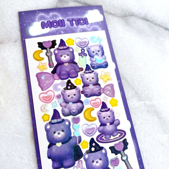 MOII TTOI Sparkle wizard bears stickers H5