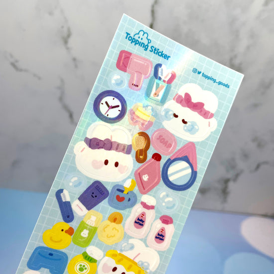 Topping Goods Bathtime Bunny sticker B522
