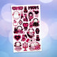 Pompomroom Gothic Lolita Sparkle sticker B534