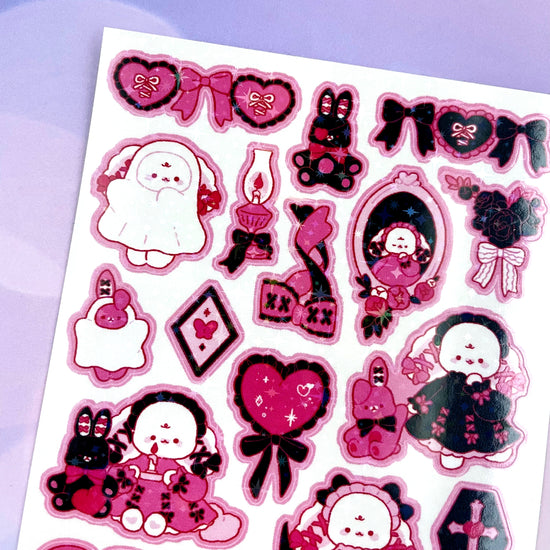 Pompomroom Gothic Lolita Sparkle sticker B534