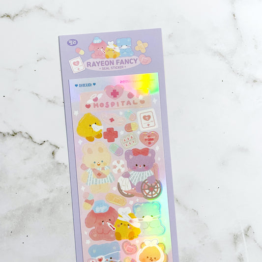 Rayeon Fancy Hospital holo pearl sticker B582