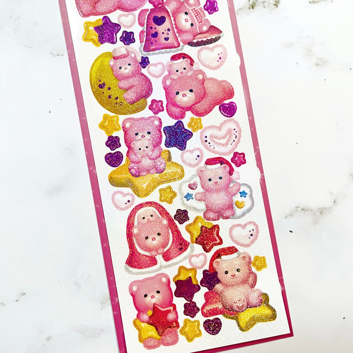 MOII TTOI Sleepy Bears sparkle sticker C40