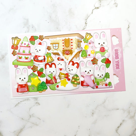 MOII TTOI Christmas Bunnies sticker C34