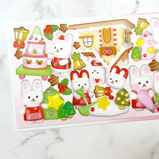 MOII TTOI Christmas Bunnies sticker C34