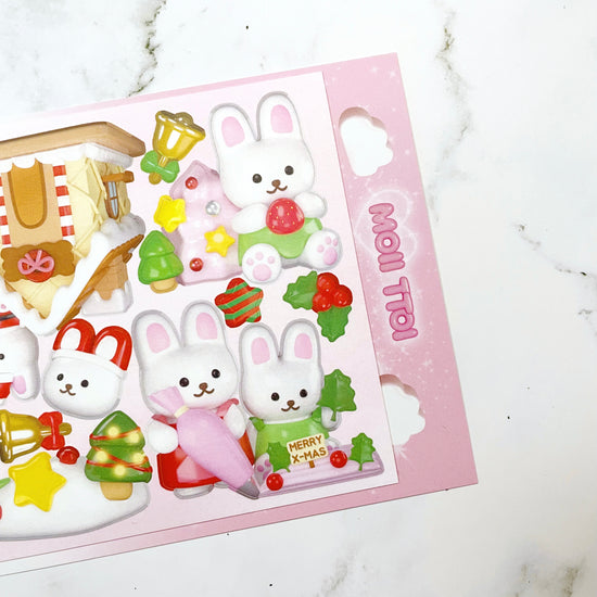 MOII TTOI Christmas Bunnies sticker C34