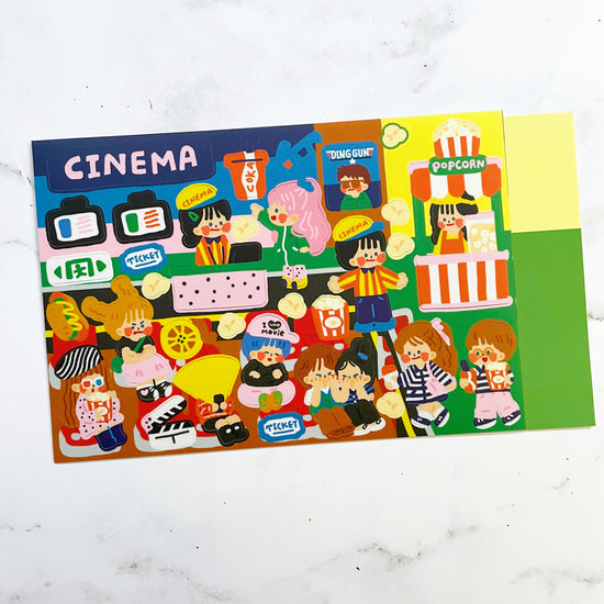 Dingamart Cinema sticker A76