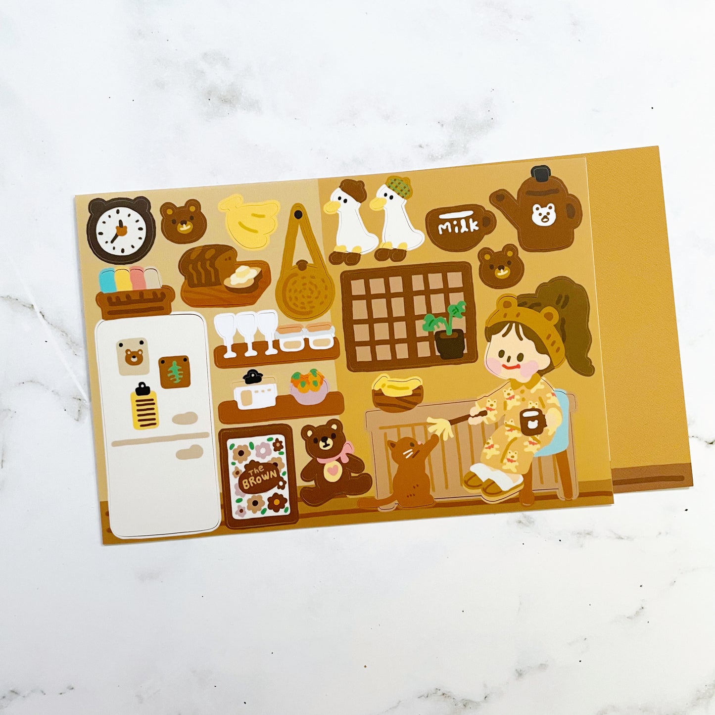Dingamart The Brown sticker a974