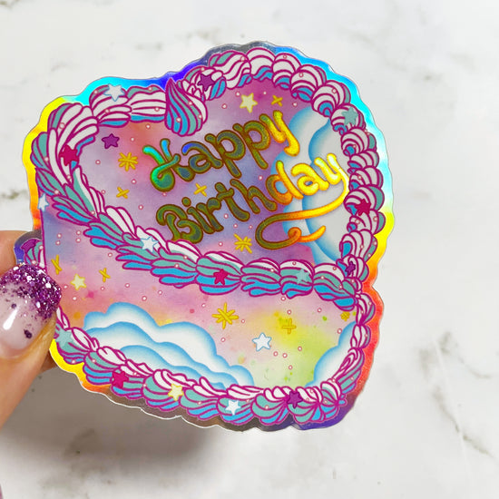 Dreamy Birthday Cake sticker