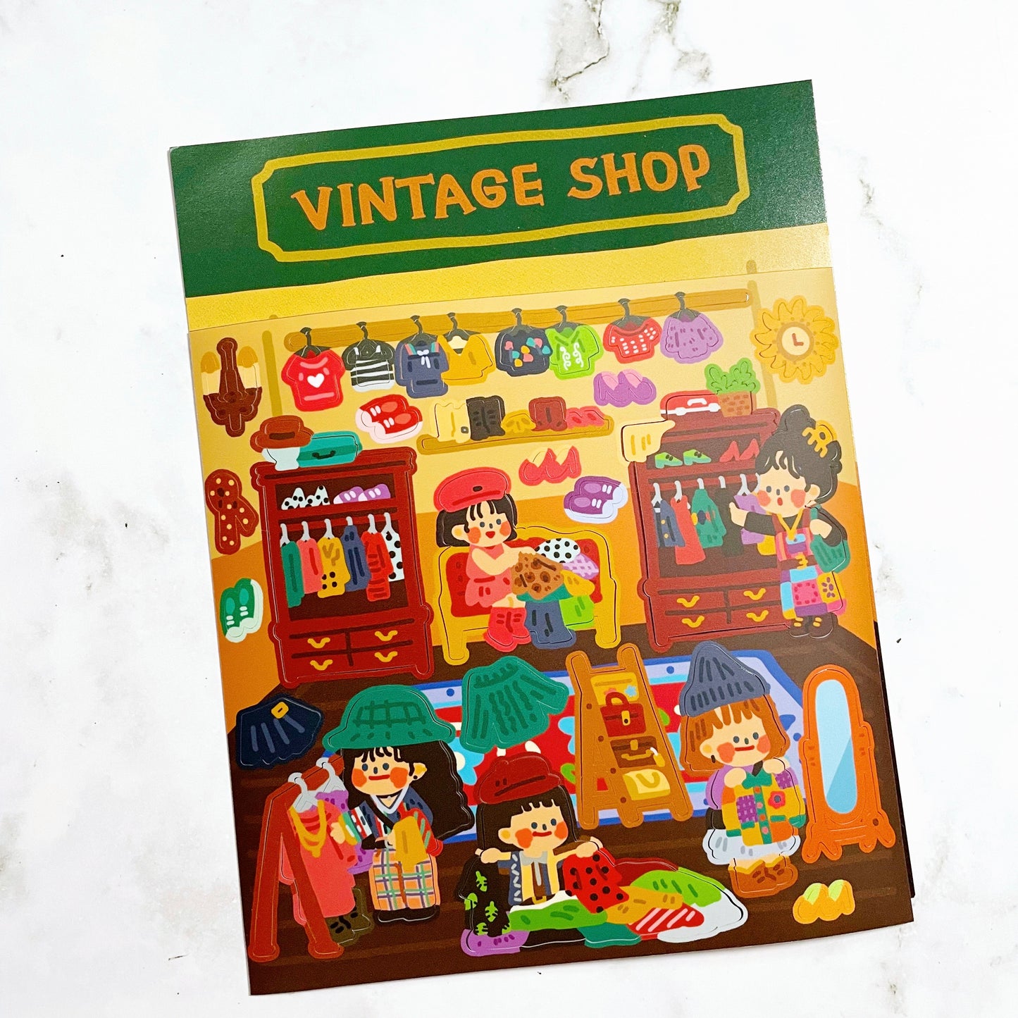 Dingamart Vintage Shop sticker A155