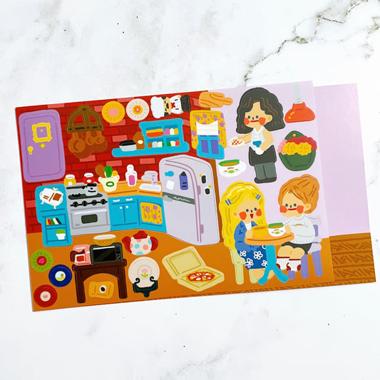 Dingamart Monica's Apt sticker A151