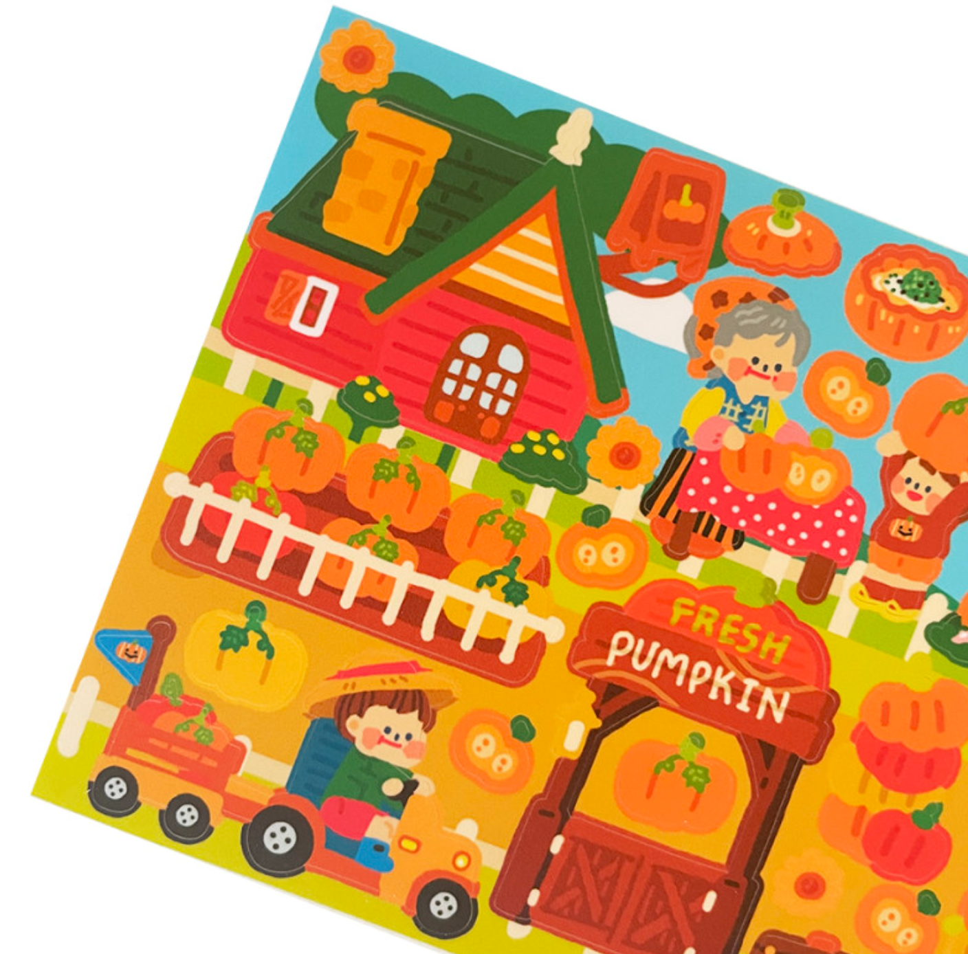 Dinga Mart Pumpkin Farm sticker B624